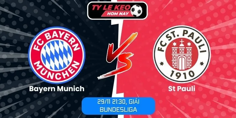 Nhận định Bayern Munich vs St Pauli