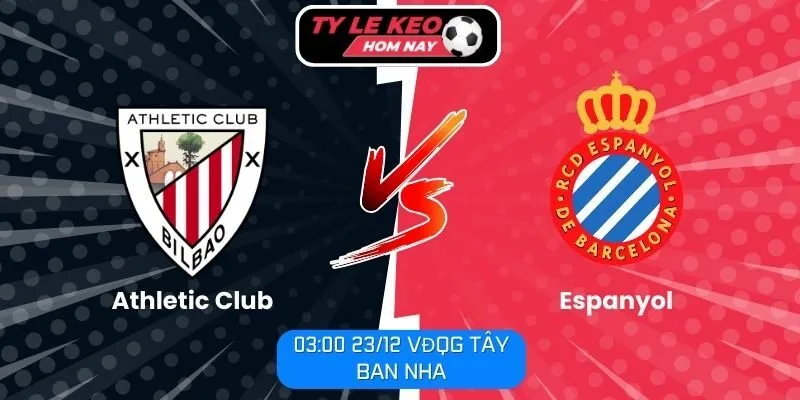 Soi kèo trận đấu Athletic Club vs Espanyol