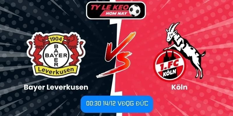 Soi kèo trận đấu Bayer Leverkusen vs Köln