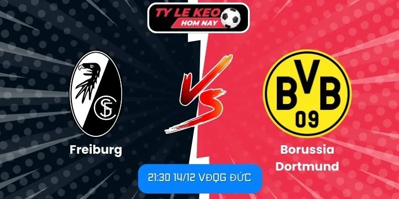 Soi kèo trận đấu Freiburg vs Borussia Dortmund