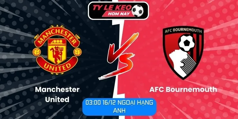 Soi kèo trận đấu Manchester United vs AFC Bournemouth